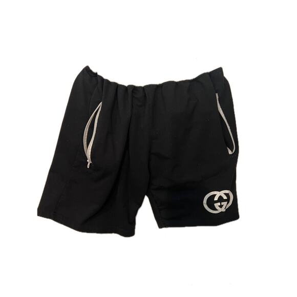 Gucci Black Athletic Training Shorts Mens L - Picture 1 of 2
